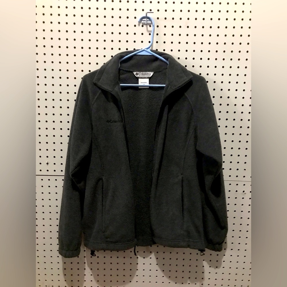 Mens Columbia Sportswear Grey Front Zip Thermal Size S